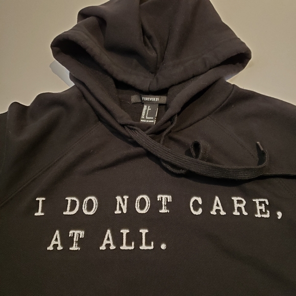 Forever 21 "I do not care, at all." sweater - Picture 6 of 6